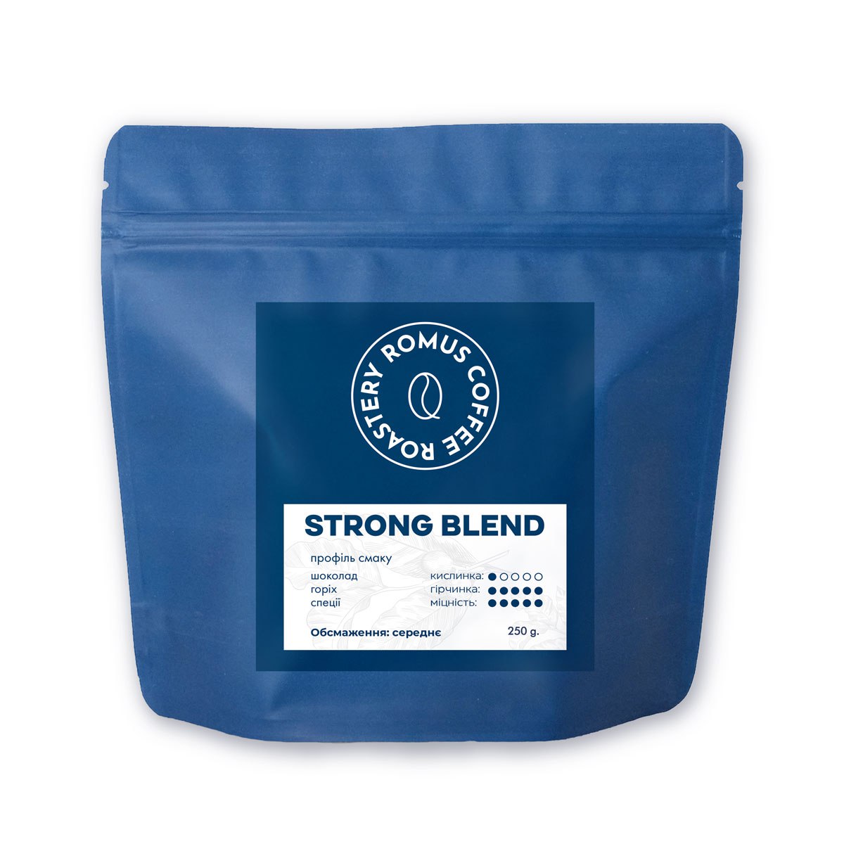 Кава в зернах Romus Coffee Roastery Strong Blend 250 г